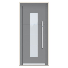 Porte d’entrée bois-alu Pirnar 1081 sur mesure | A2T