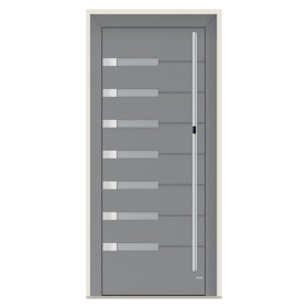 Porte d’entrée bois-alu Pirnar 1110 sur mesure | A2T