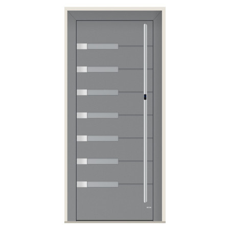 Porte d’entrée bois-alu Pirnar 1110 sur mesure | A2T