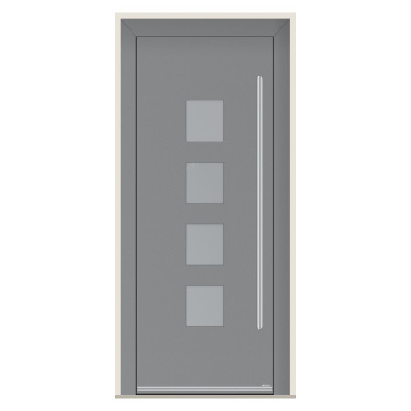 Porte d’entrée bois-alu Pirnar 1401 sur mesure | A2T