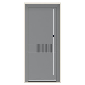Porte d’entrée bois-alu Pirnar 1665 sur mesure | A2T