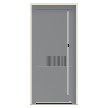 Porte d’entrée bois-alu Pirnar 1665 sur mesure | A2T