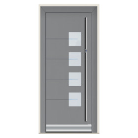 Porte d’entrée bois-alu Pirnar 1682 sur mesure | A2T