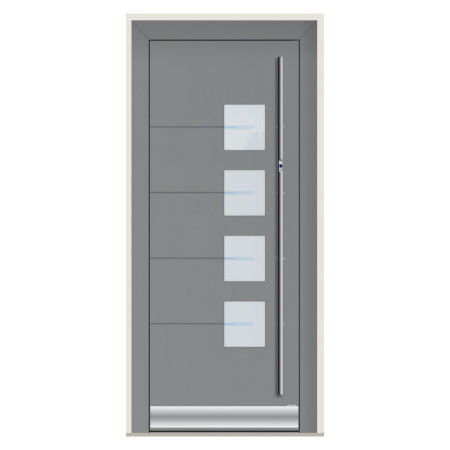 Porte d’entrée bois-alu Pirnar 1682 sur mesure | A2T