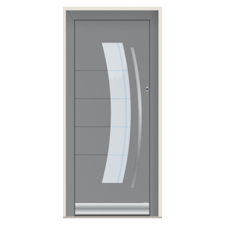 Porte d’entrée bois-alu Pirnar 1920 sur mesure | A2T