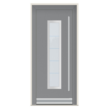 Porte d’entrée bois-alu Pirnar 2341 sur mesure | A2T