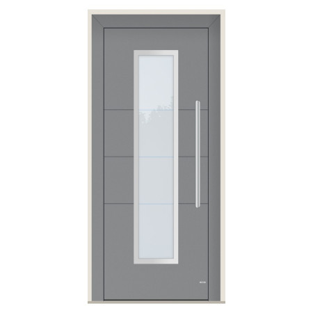 Porte d’entrée bois-alu Pirnar 2380 sur mesure | A2T