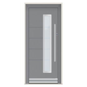 Porte d’entrée bois-alu Pirnar 2521 sur mesure | A2T