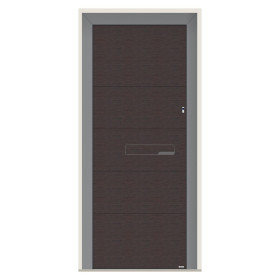Porte d’entrée bois-alu Pirnar 6010 sur mesure | A2T