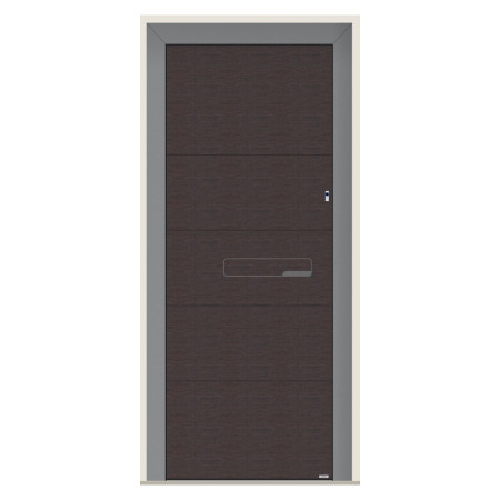 Porte d’entrée bois-alu Pirnar 6010 sur mesure | A2T