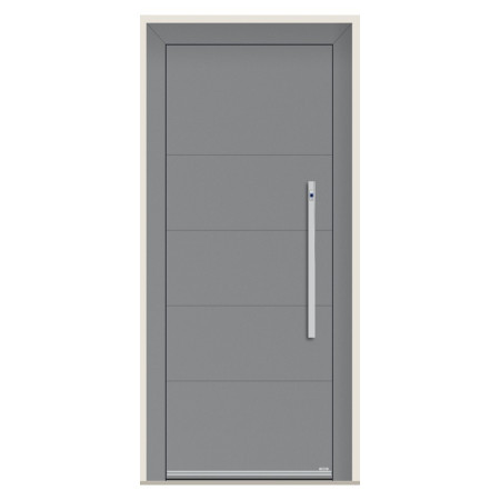 Porte d’entrée bois-alu Pirnar 6011 sur mesure | A2T