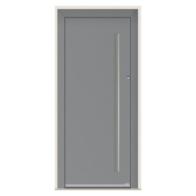 Porte d’entrée bois-alu Pirnar 6014 sur mesure | A2T
