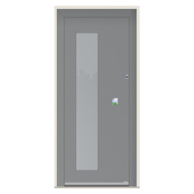 Porte d’entrée bois-alu Pirnar 6015 sur mesure | A2T