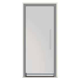 Porte d’entrée bois-alu Pirnar 2480 sur mesure | A2T