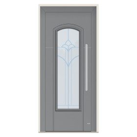 Porte d’entrée bois-alu Pirnar 3031 sur mesure | A2T