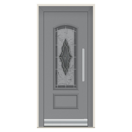 Porte d’entrée bois-alu Pirnar 3141 sur mesure | A2T