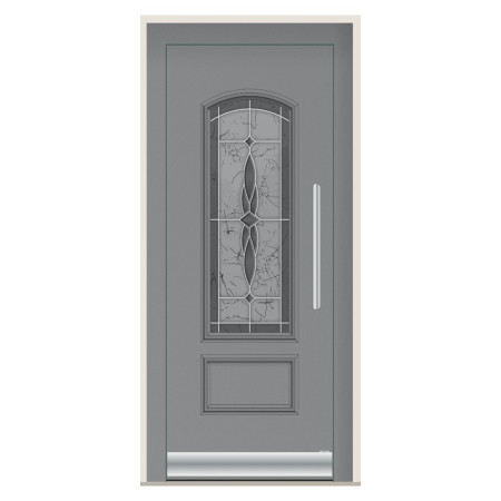 Porte d’entrée bois-alu Pirnar 3142 sur mesure | A2T
