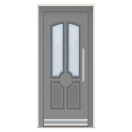 Porte d’entrée bois-alu Pirnar 3170 sur mesure | A2T