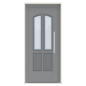 Porte d’entrée bois-alu Pirnar 3181 sur mesure | A2T