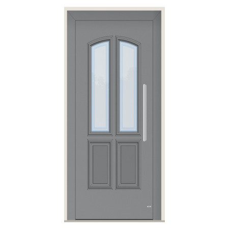 Porte d’entrée bois-alu Pirnar 3181 sur mesure | A2T