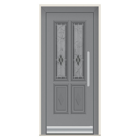 Porte d’entrée bois-alu Pirnar 3210 sur mesure | A2T