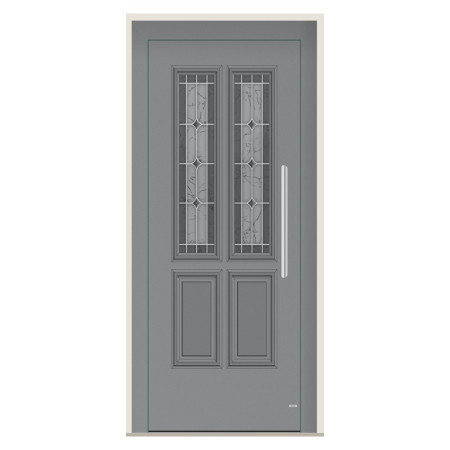 Porte d’entrée bois-alu Pirnar 3240 sur mesure | A2T