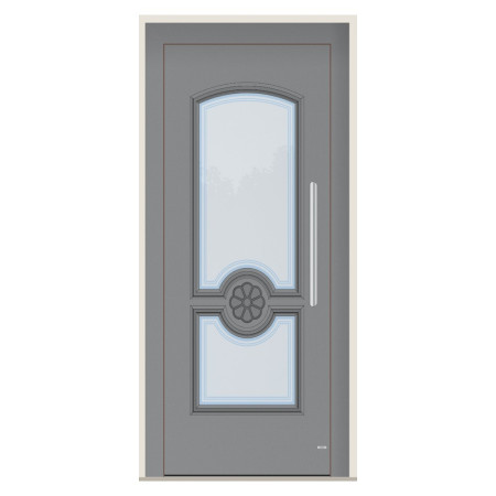 Porte d’entrée bois-alu Pirnar 3270 sur mesure | A2T