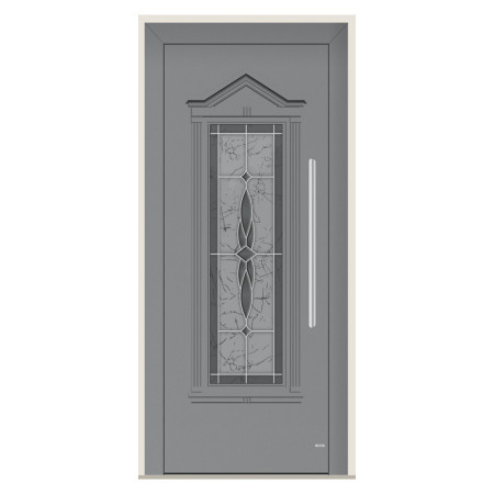 Porte d’entrée bois-alu Pirnar 3290 sur mesure | A2T