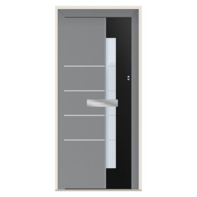 Porte d’entrée bois-alu Pirnar 505 sur mesure | A2T