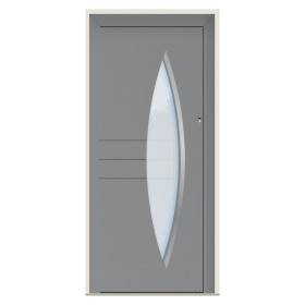 Porte d’entrée bois-alu Pirnar 507 sur mesure | A2T