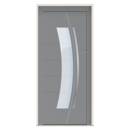 Porte d’entrée bois-alu Pirnar 509 sur mesure | A2T