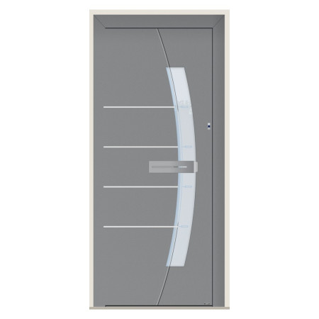 Porte d’entrée bois-alu Pirnar 510 sur mesure | A2T