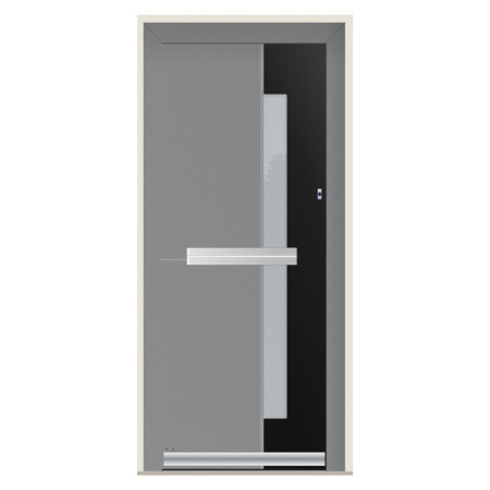Porte d’entrée bois-alu Pirnar 515 sur mesure | A2T