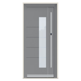 Porte d’entrée bois-alu Pirnar 517A sur mesure | A2T
