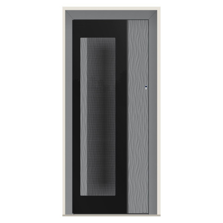 Porte d’entrée bois-alu Pirnar 523 sur mesure | A2T