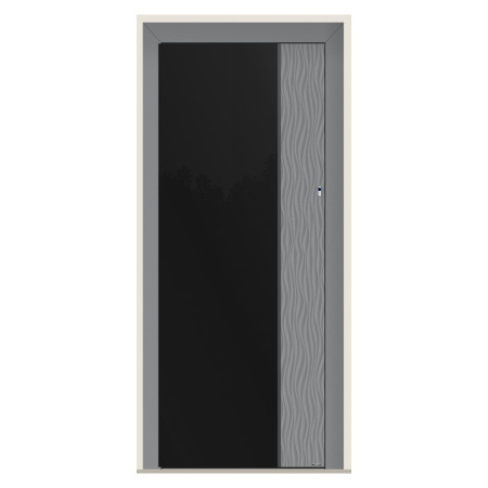 Porte d’entrée bois-alu Pirnar 523A sur mesure | A2T