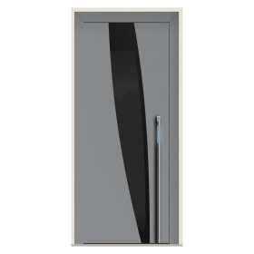 Porte d’entrée bois-alu Pirnar 529 sur mesure | A2T