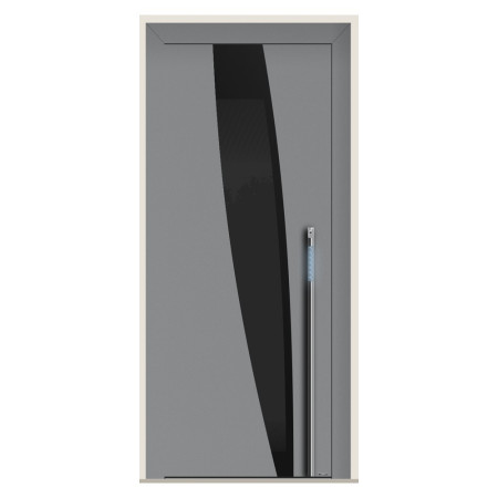 Porte d’entrée bois-alu Pirnar 529 sur mesure | A2T