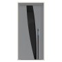 Porte d’entrée bois-alu Pirnar 529 sur mesure | A2T