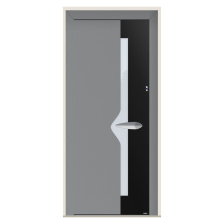 Porte d’entrée bois-alu Pirnar 530 sur mesure | A2T