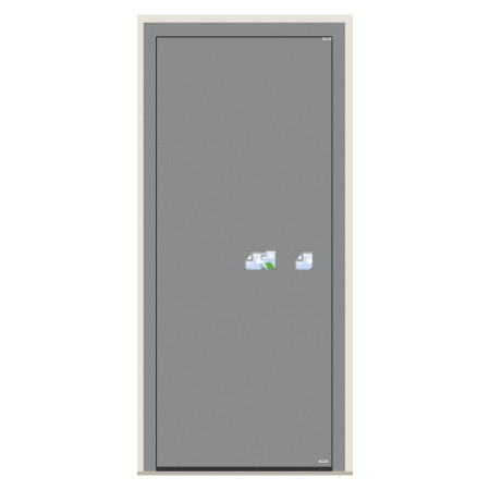 Porte d’entrée bois-alu Pirnar 612 sur mesure | A2T