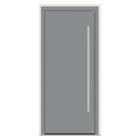 Porte d’entrée bois-alu Pirnar 627A sur mesure | A2T