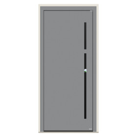 Porte d’entrée bois-alu Pirnar 635 sur mesure | A2T