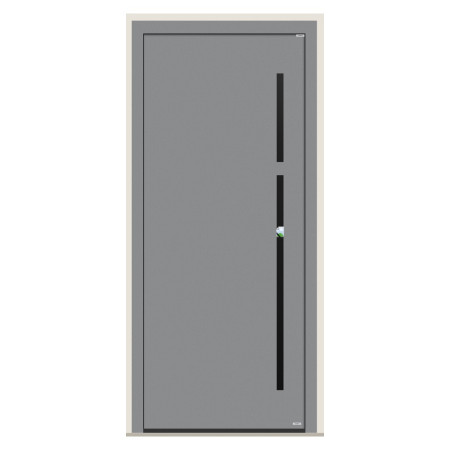 Porte d’entrée bois-alu Pirnar 635 sur mesure | A2T