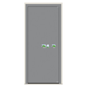 Porte d’entrée bois-alu Pirnar 638 sur mesure | A2T
