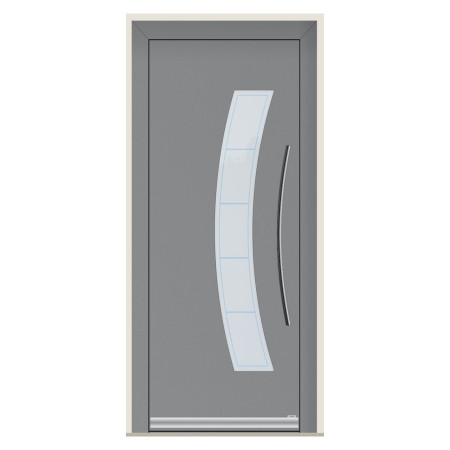 Porte d’entrée bois-alu Pirnar 8130 sur mesure | A2T