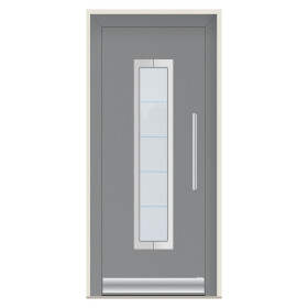 Porte d’entrée bois-alu Pirnar 8160 sur mesure | A2T