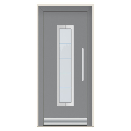 Porte d’entrée bois-alu Pirnar 8160 sur mesure | A2T