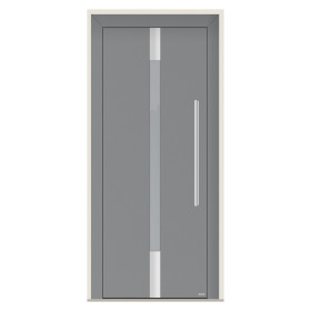 Porte d’entrée bois-alu Pirnar 8180 sur mesure | A2T