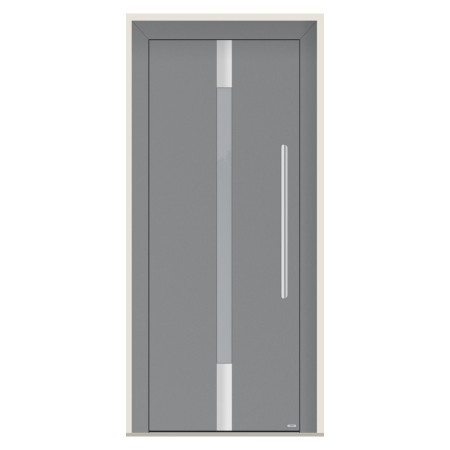 Porte d’entrée bois-alu Pirnar 8180 sur mesure | A2T